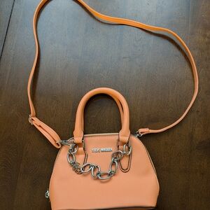 Steve Madden Orange B Faith with Chain Detail